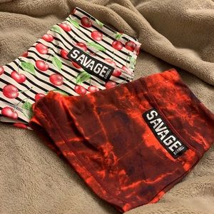 Savage booty shorts